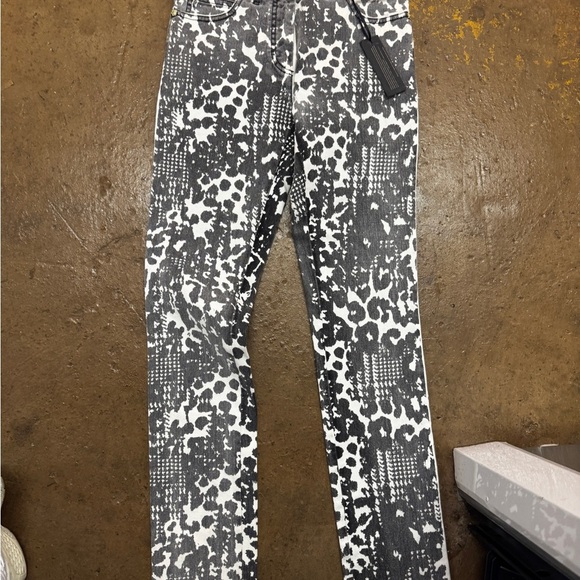 Versace White Denim with Black Stitching - Picture 4 of 7